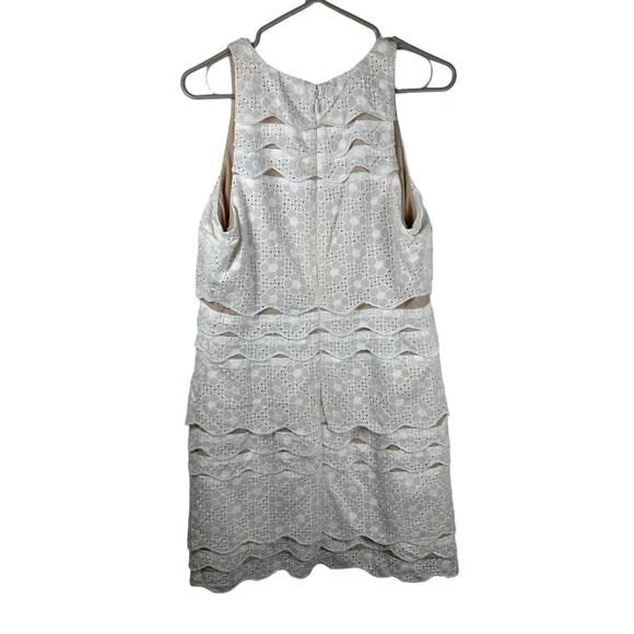 NWT Lilly Pulitzer White Brenton Dress Size 10 White Eyelet Beach Summer - Picture 3 of 8